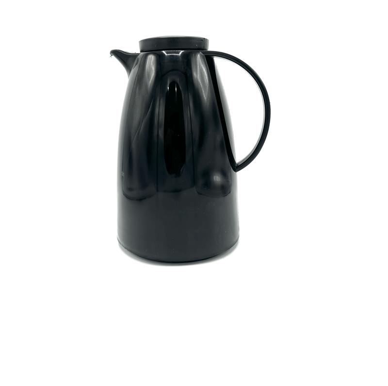 فلاسک رومانتیک هوم ۲ لیتری رنگ مشکی شیشه صورتی