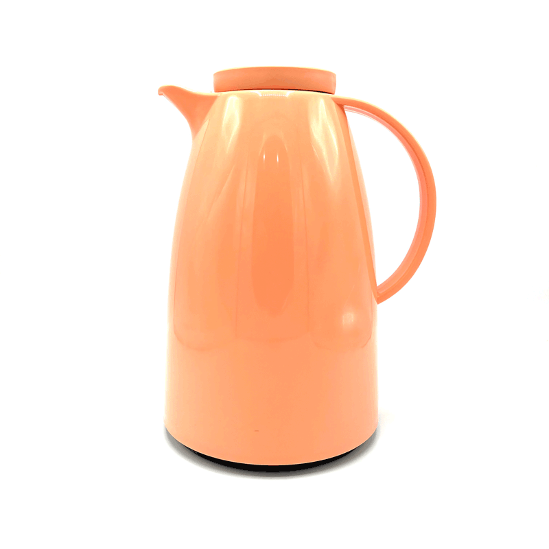 فلاسک رومانتیک هوم ۲ لیتری رنگ نارنجی شیشه صورتی