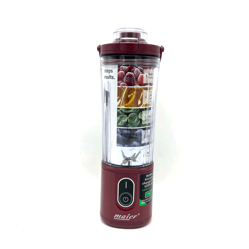 شیکر شارژی مایر مدل MR-660 رنگ زرشکی